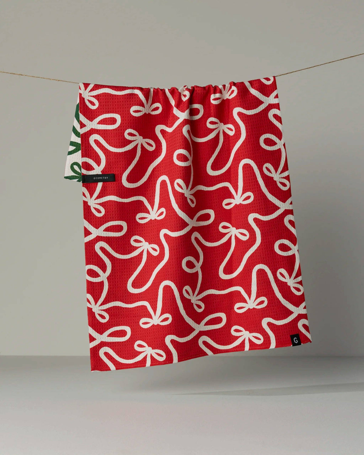 Holiday Bows Luxe Kitchen Towel