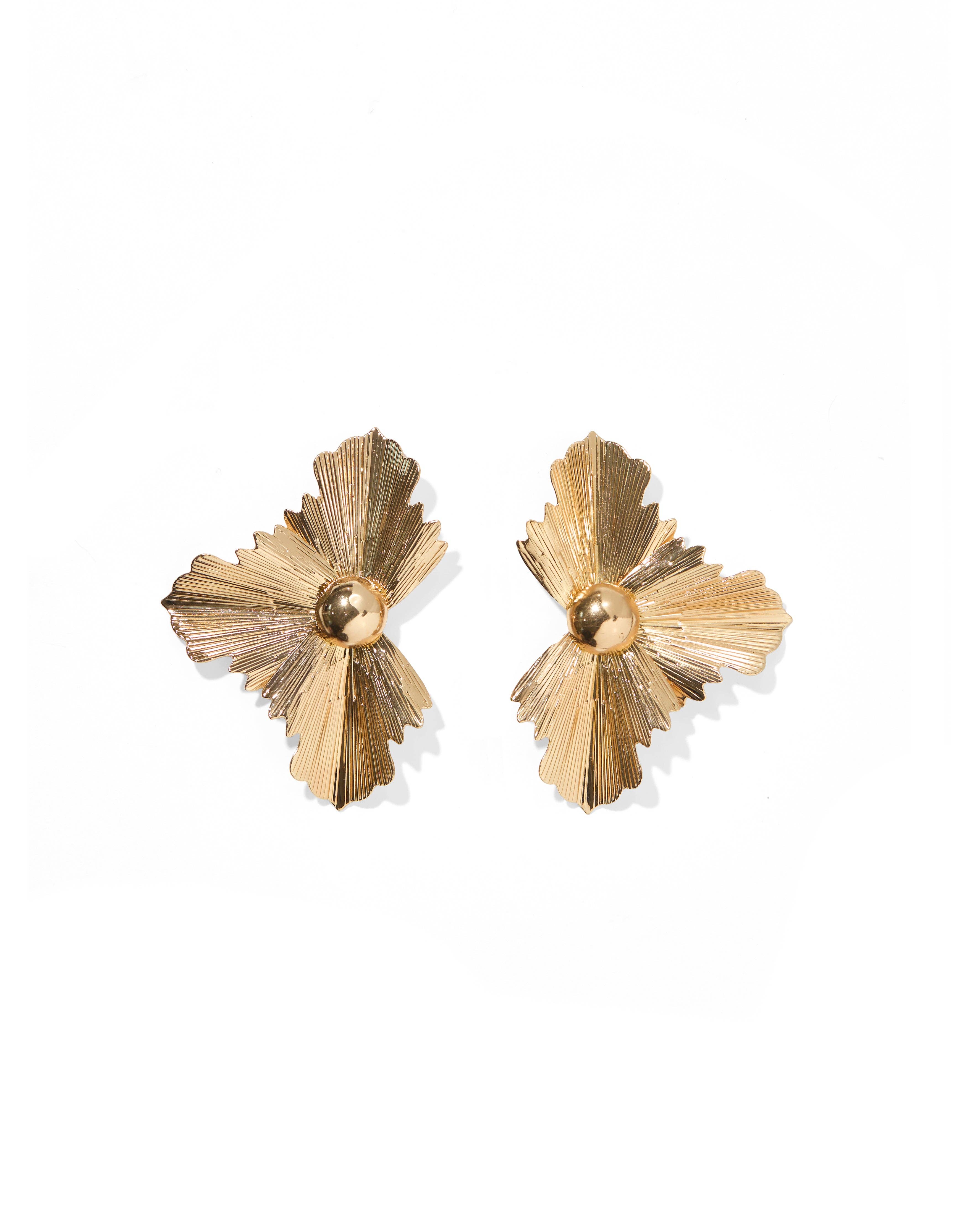 Anya Flower Statement Earrings