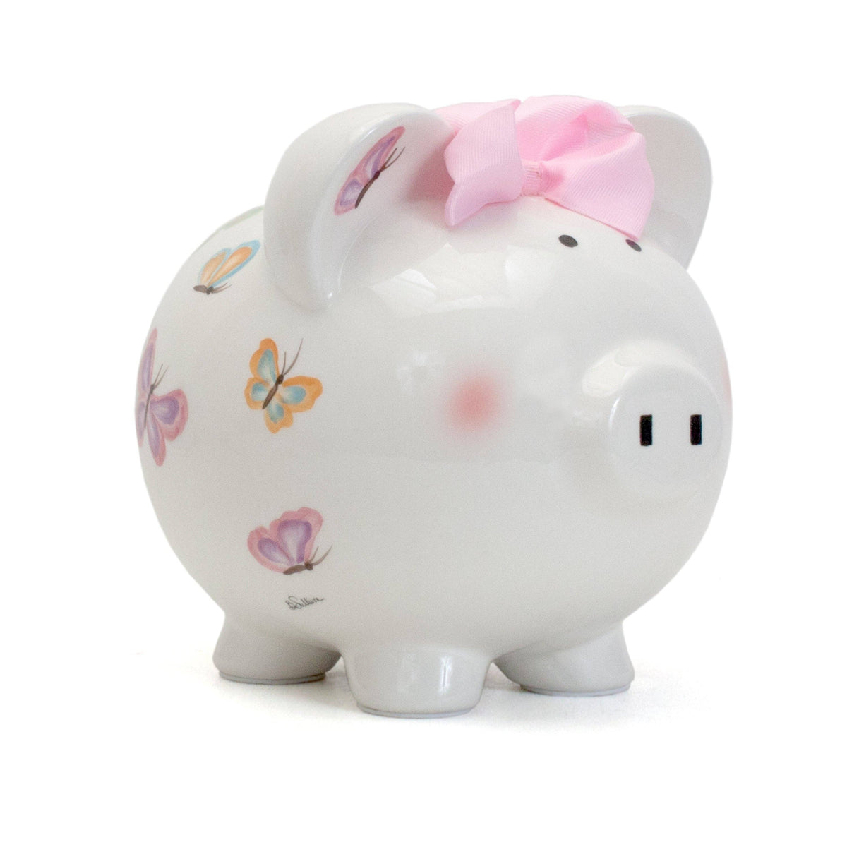 Petite Papillion Large Piggy Bank