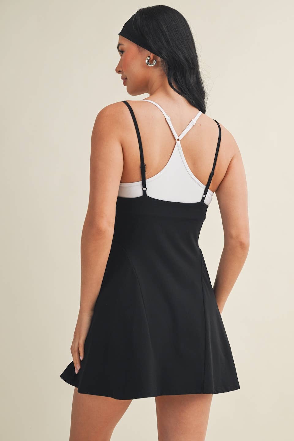 Double Layered Dress | Hot Pink