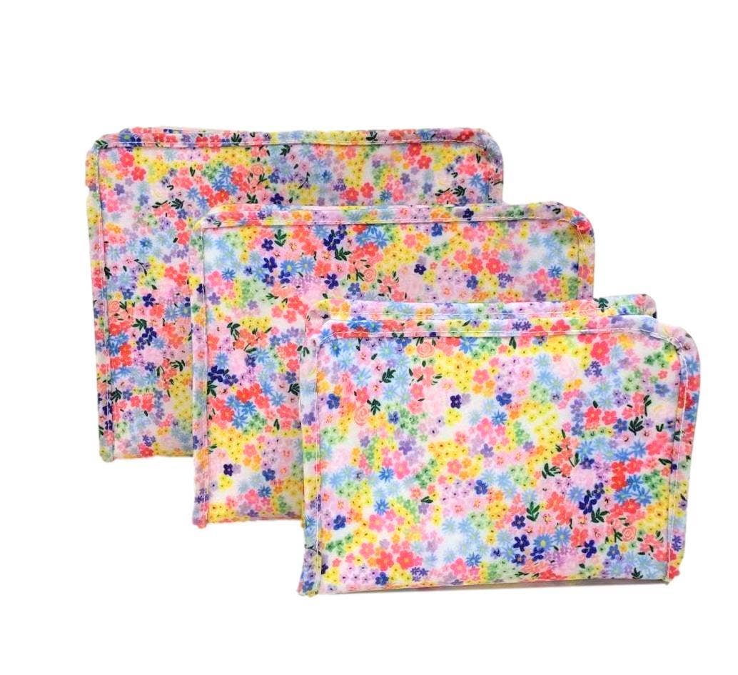 Meadow Floral Zip TRVL Roadie- Large
