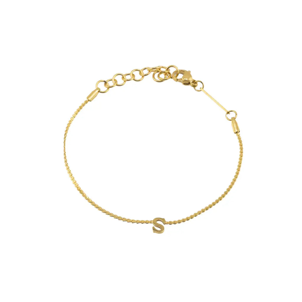 Waterproof Dainty Initial Bracelets