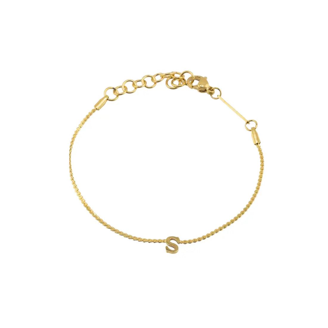 Waterproof Dainty Initial Bracelets