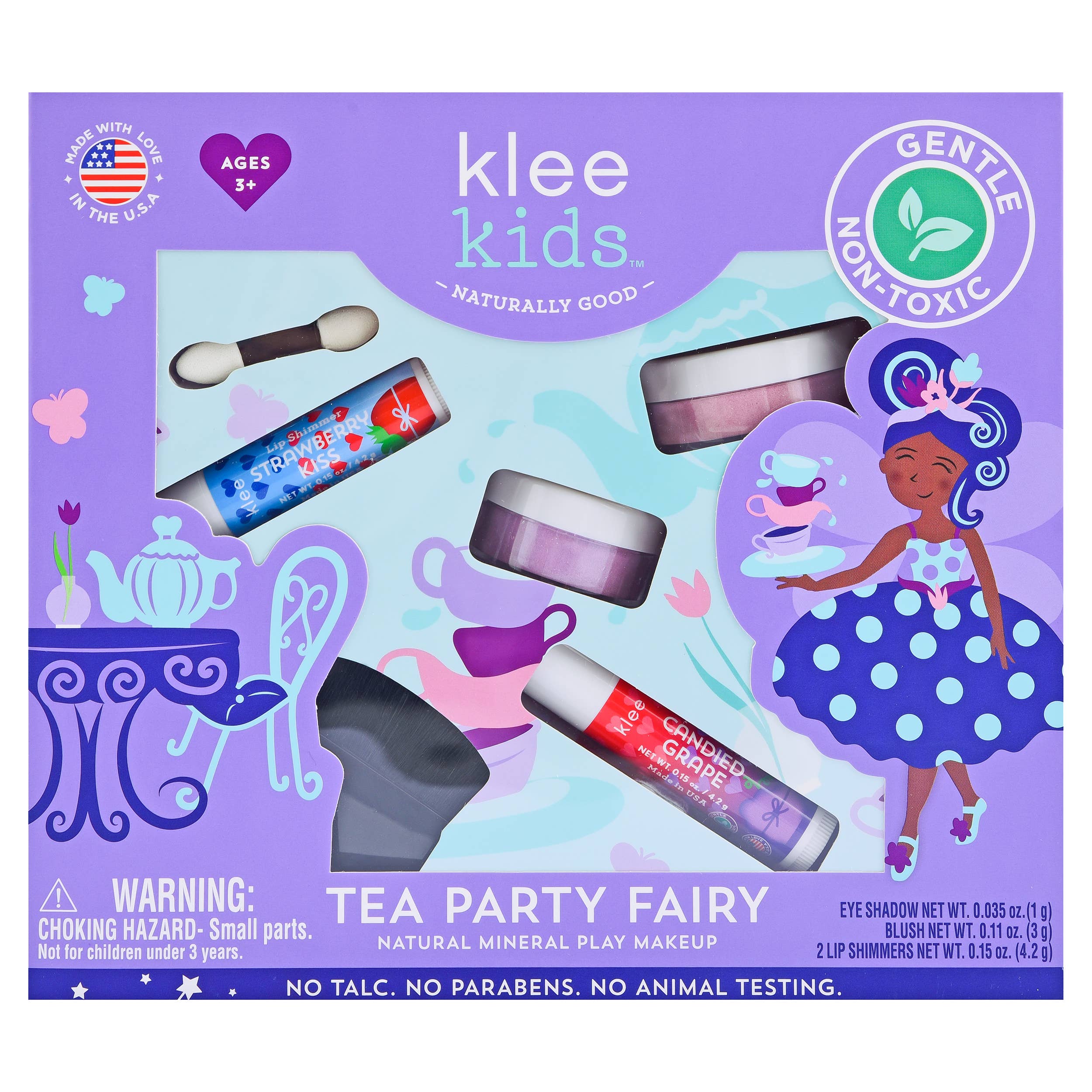 Rainbow Fairy - Klee Kids Natural Mineral Play Makeup Kit: Rainbow Fairy