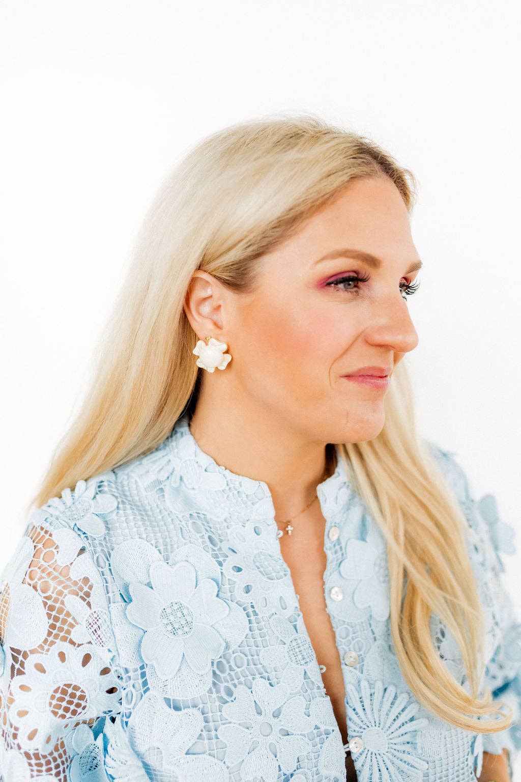 Amelia - Champagne Sparkle Earring