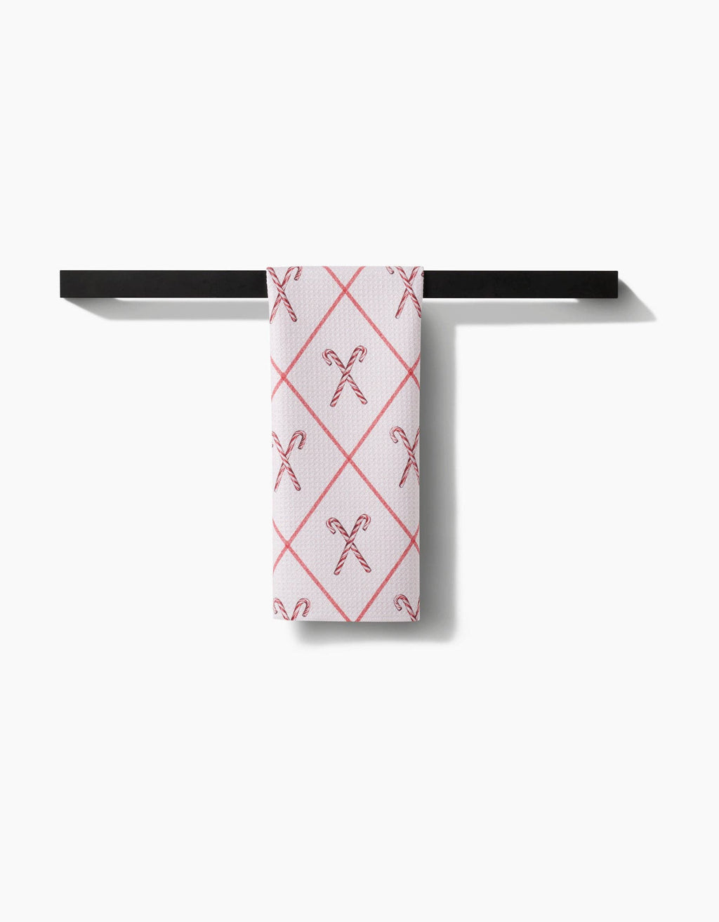 Festive Candy Canes Tea Towel