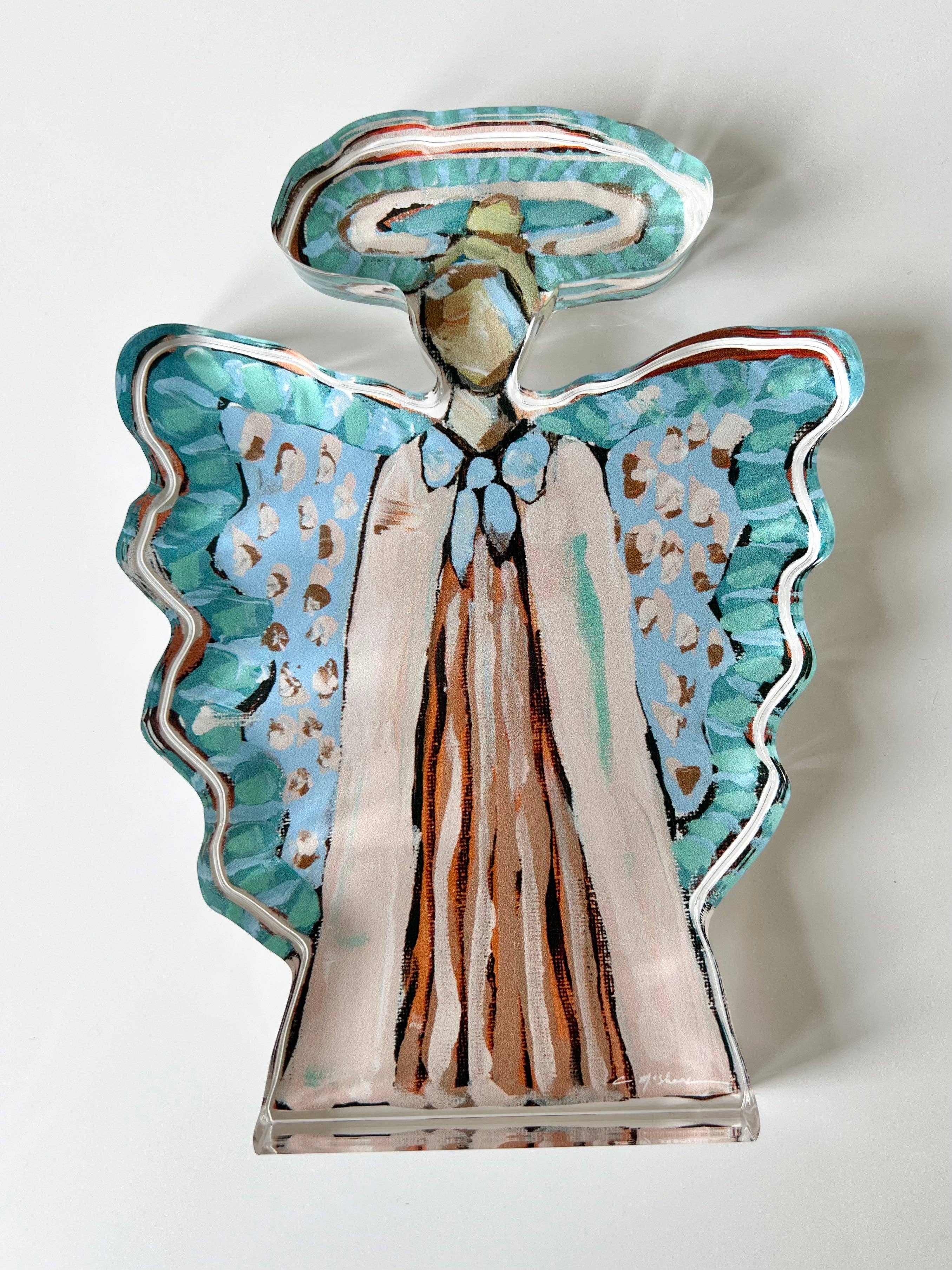 Heavenly Angel II Acrylic Large Shelfie