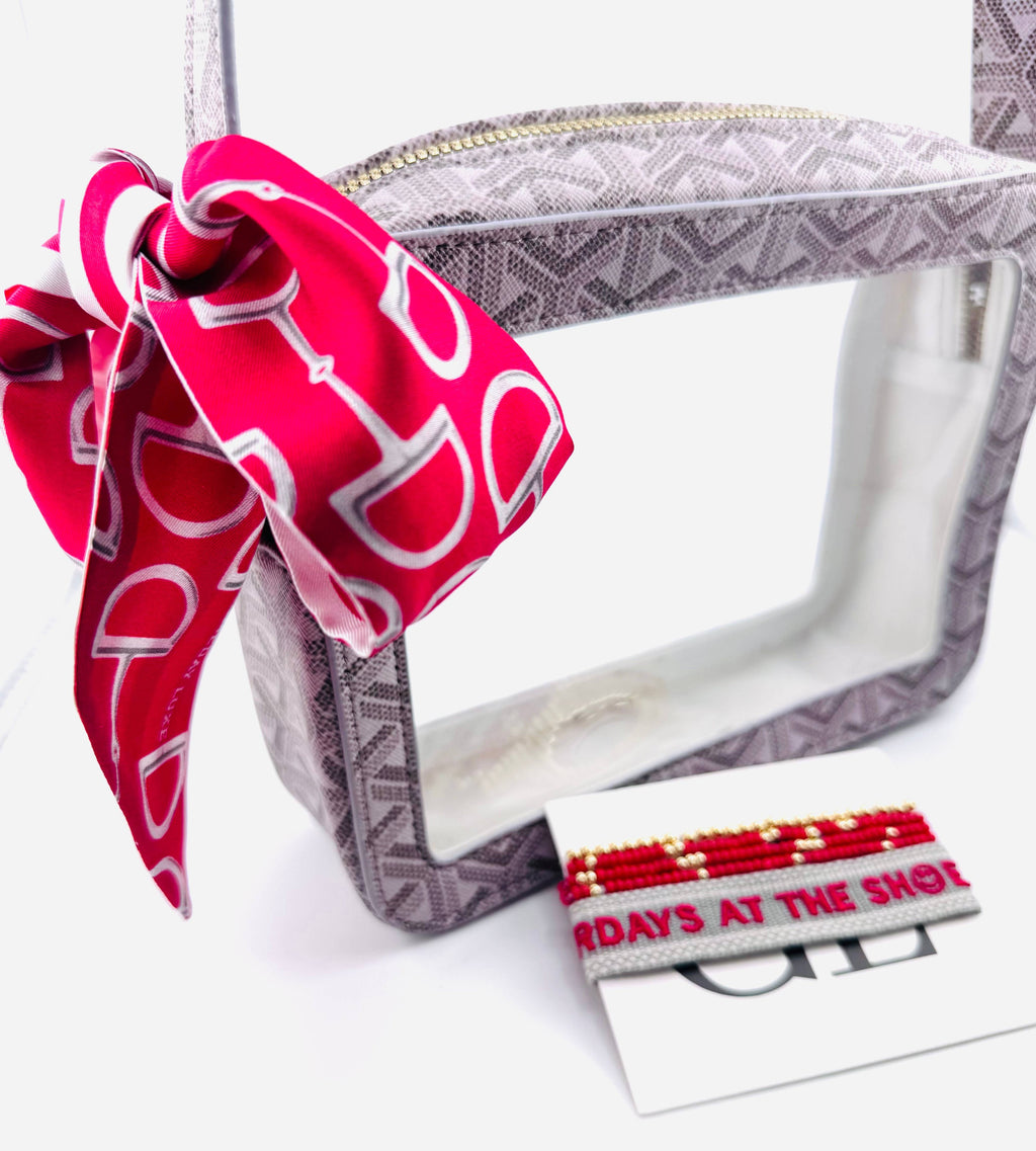 The Gameday Signature Scarf - Crimson And White