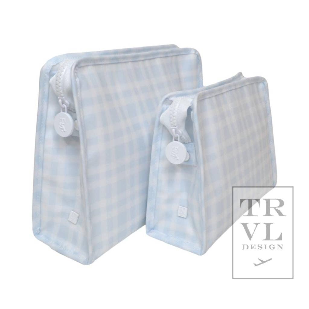 Pimlico Plaid Blue Roadie- Large