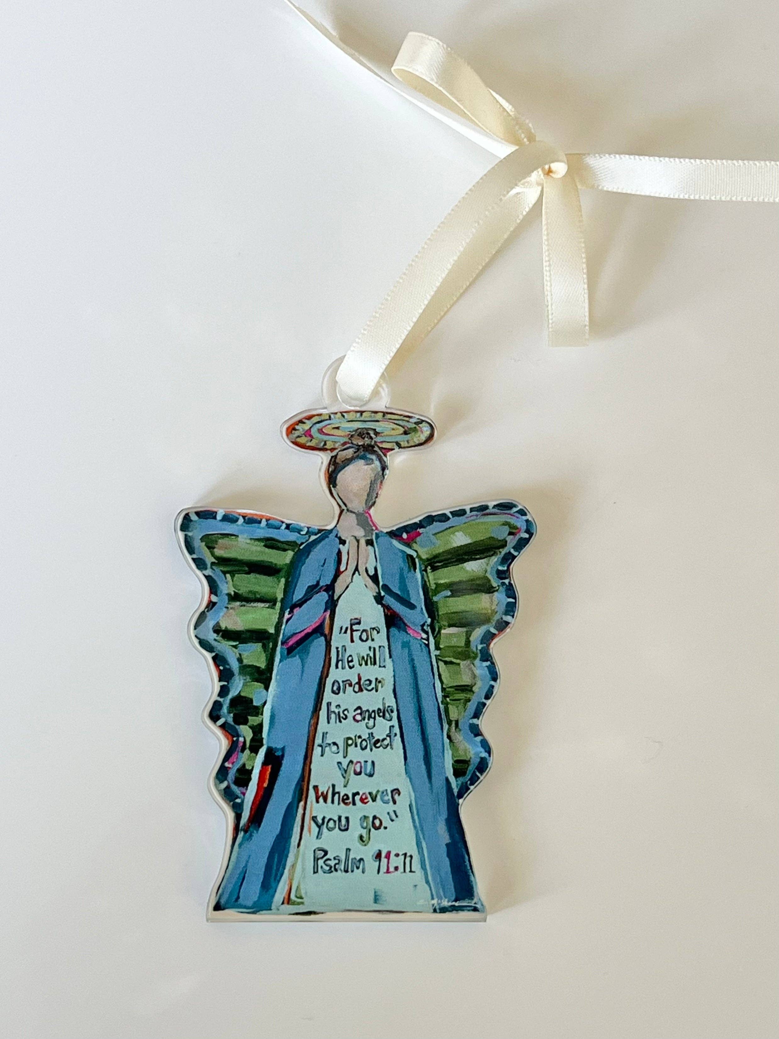 "To Protect You Angel" ornament