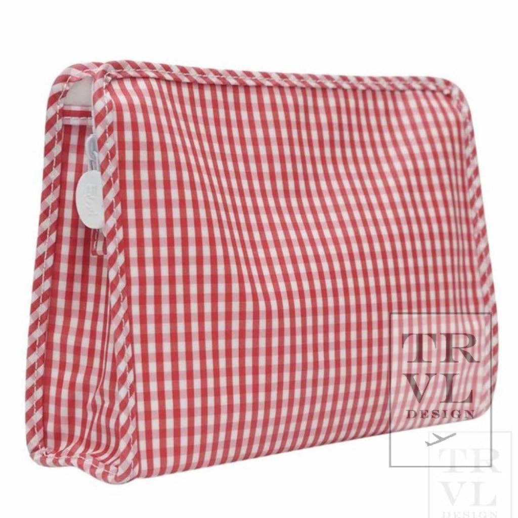 Red Gingham Roadie- Large