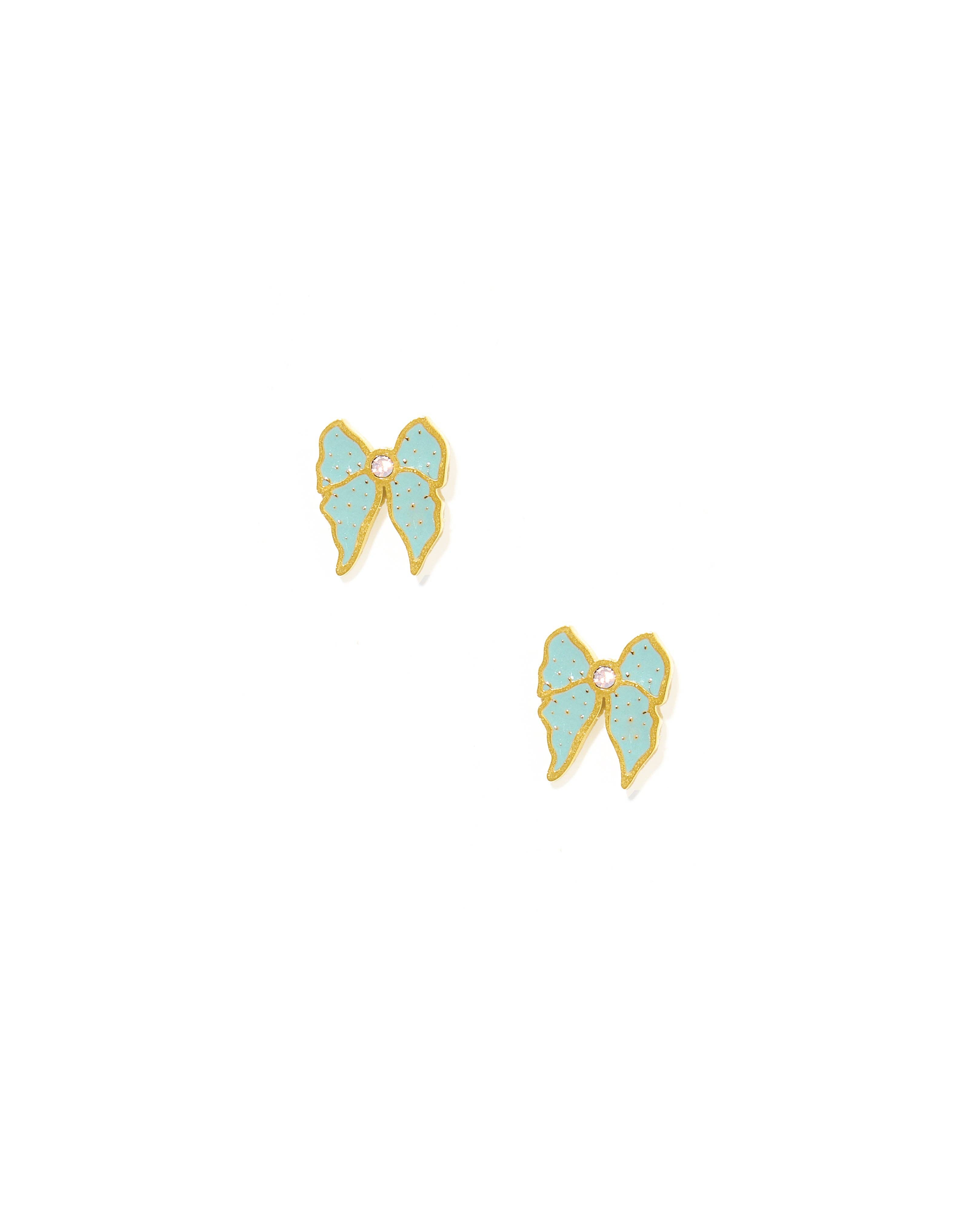 Finley Bow Screwback Stud Earrings