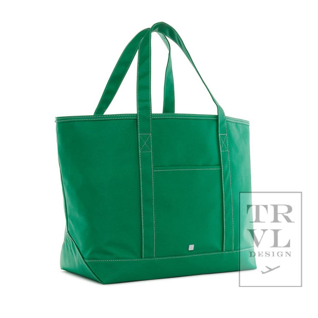 TRVL Maxi Jumbo Tote / Kelly Green