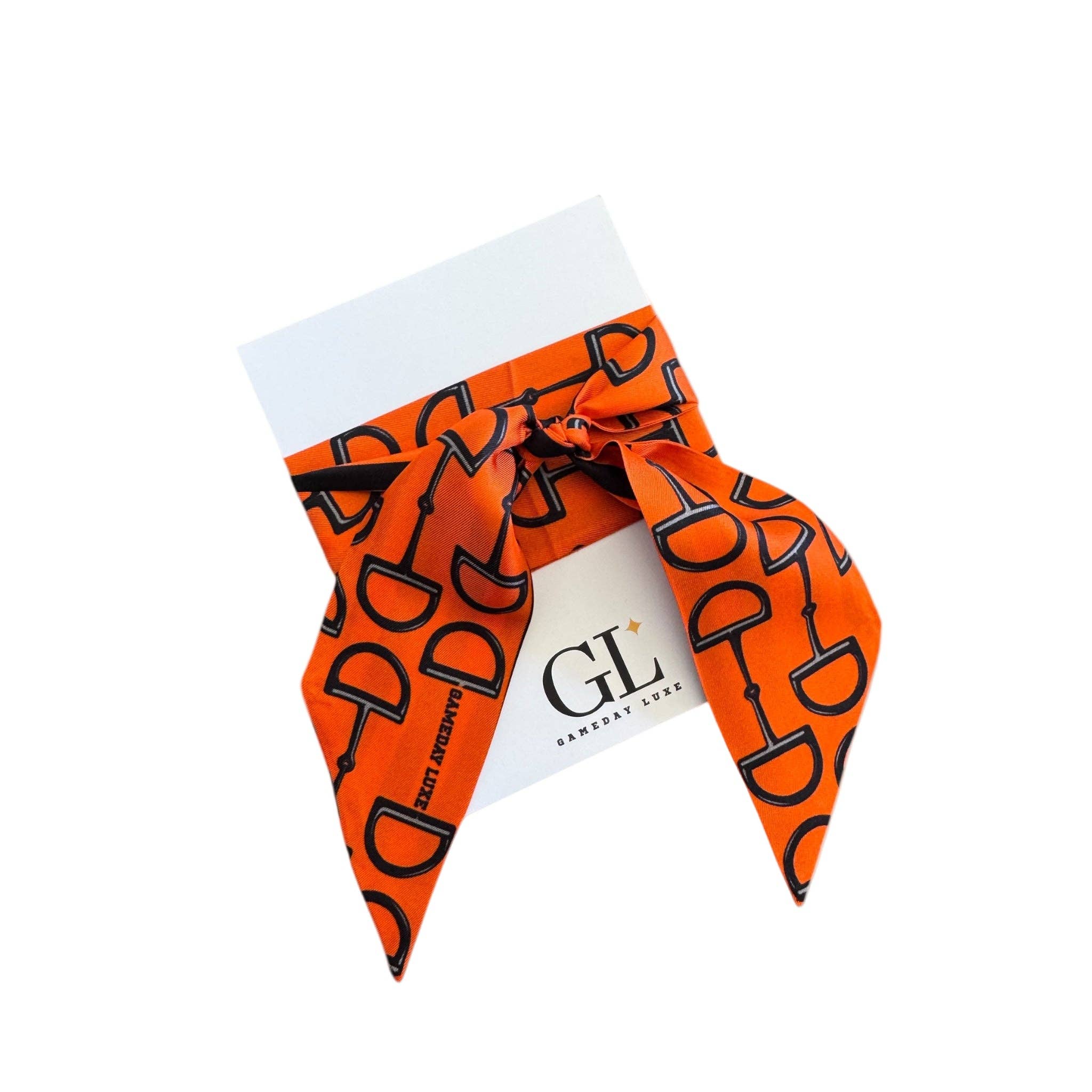 The  Gameday Signature Scarf - Orange And Black