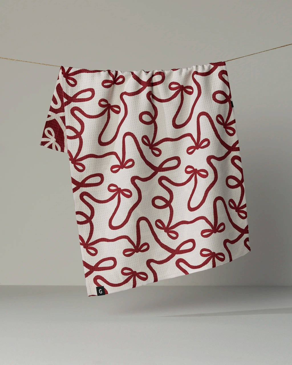Holiday Bows Luxe Kitchen Towel