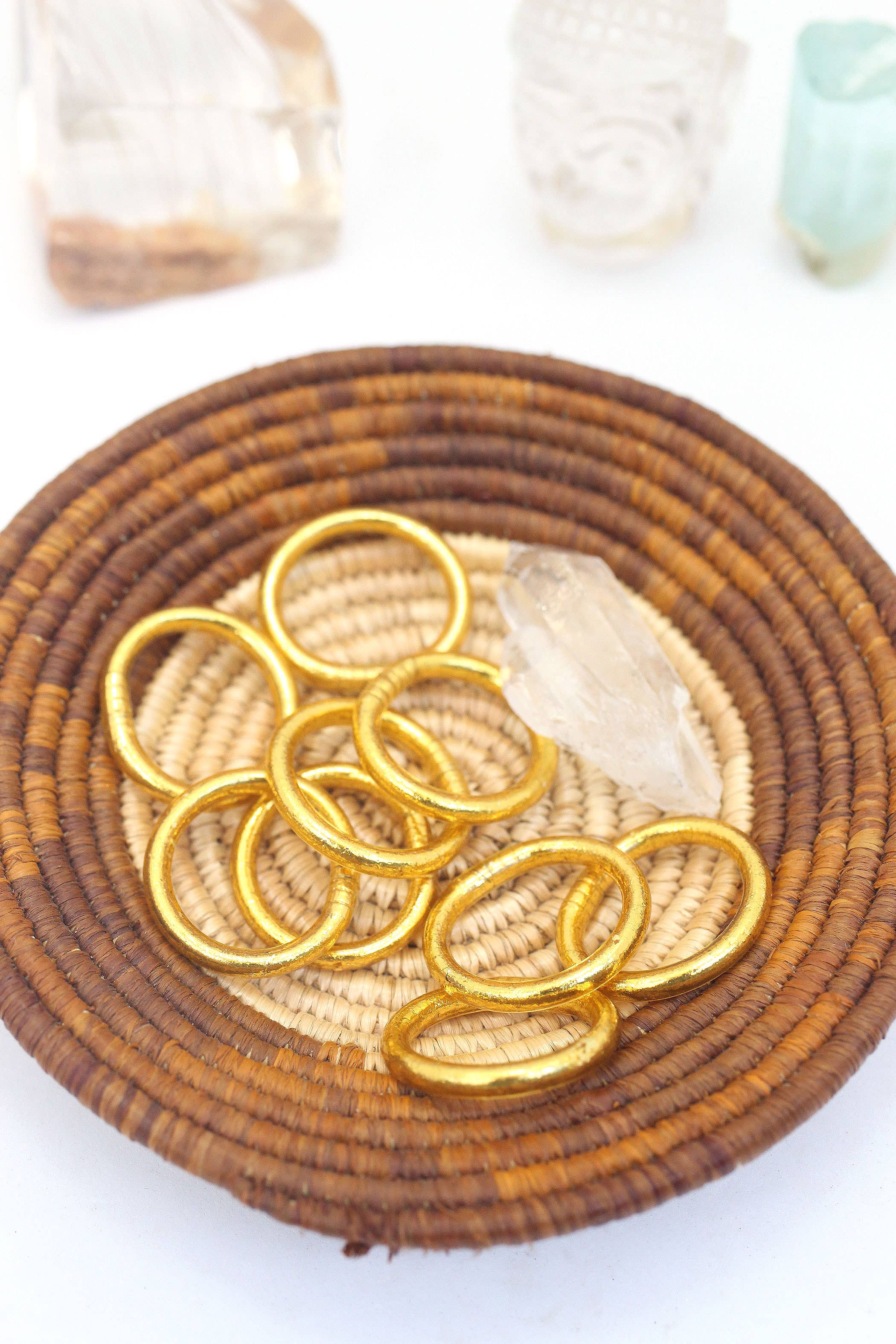 Silver Thai Buddhist Temple Rings