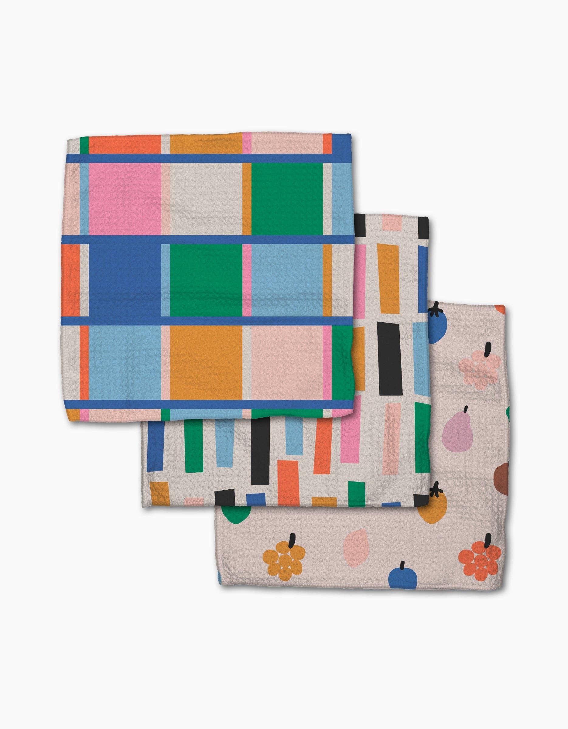 Fruit Basket Dishcloth Set