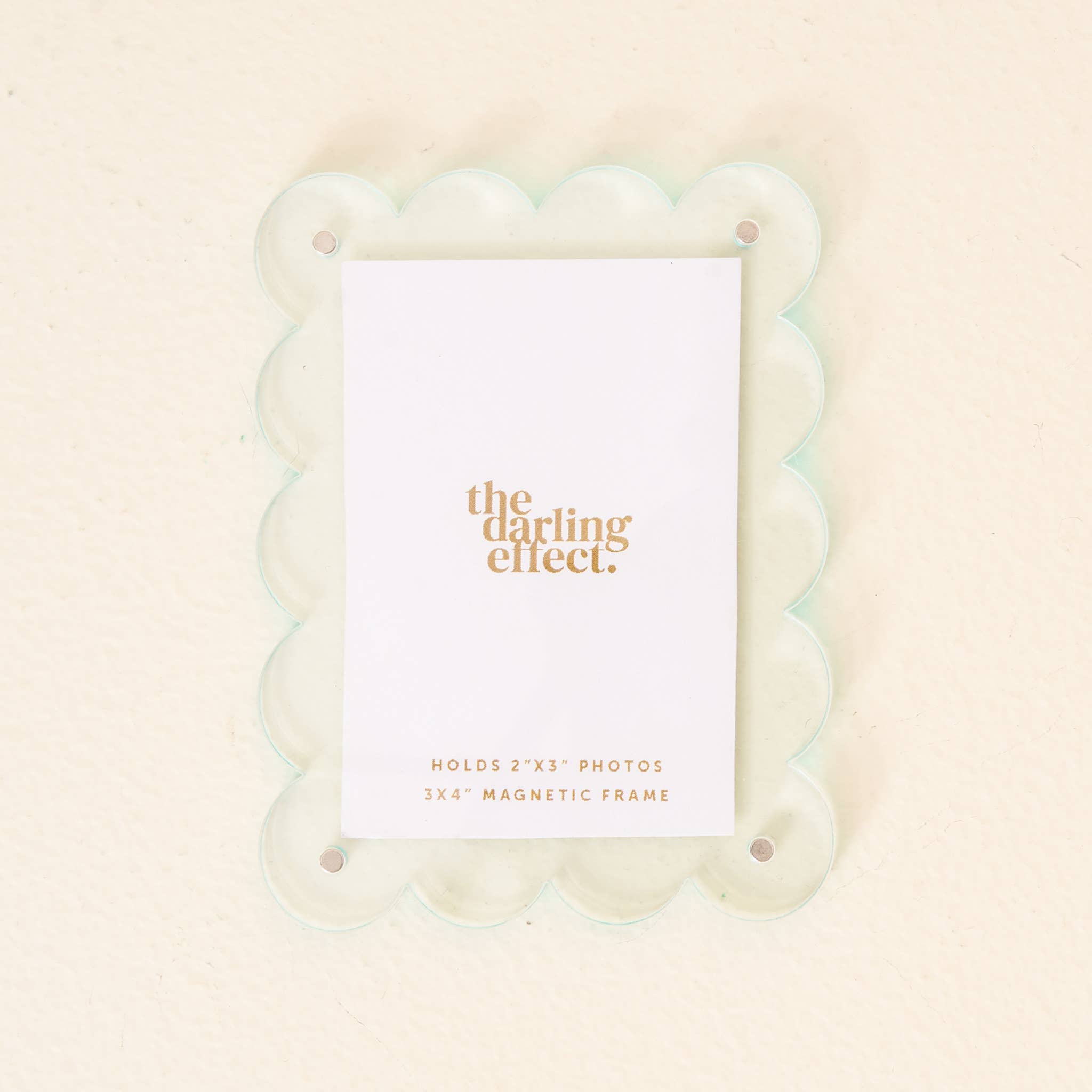 Mini Acrylic Magnetic Picture Frame-Pale Blue