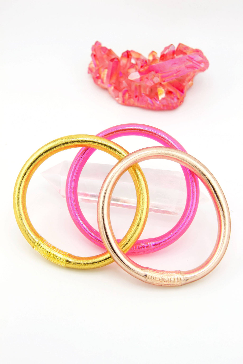 Luxe Thai Buddhist Temple Bangle / Red Poppy