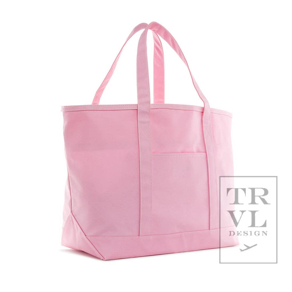 Peony Coated Canvas Large Maxi Tote by TRVL Design