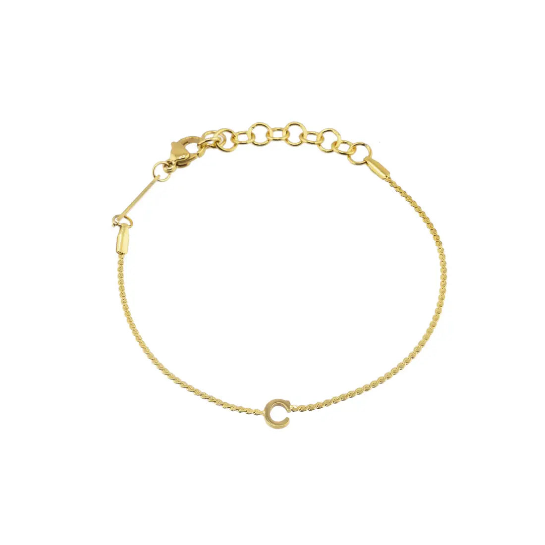 Waterproof Dainty Initial Bracelets