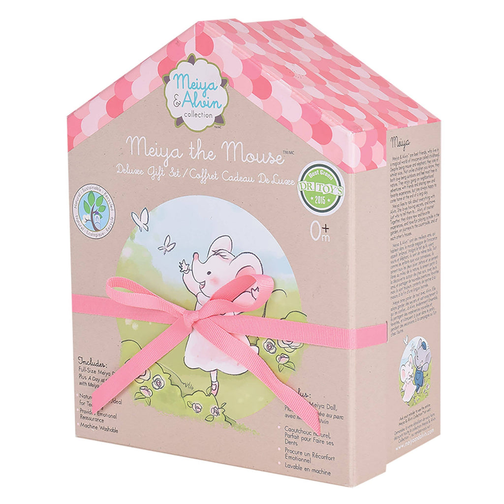 Meiya the Mouse Rubber Head Deluxe Toy with Book