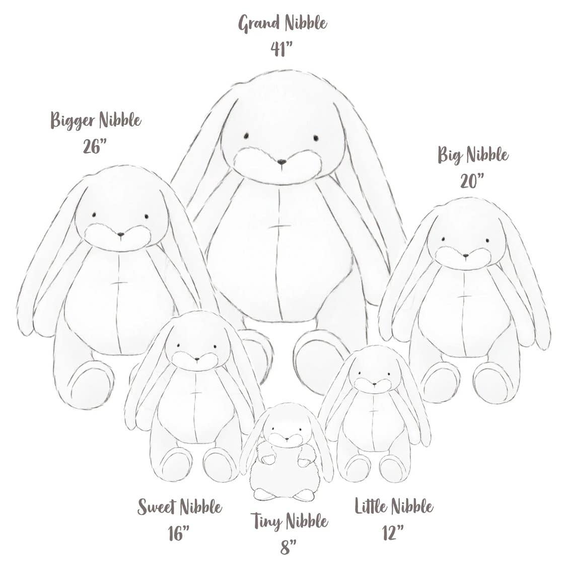 Little Nibble Bunny 12” | Pink