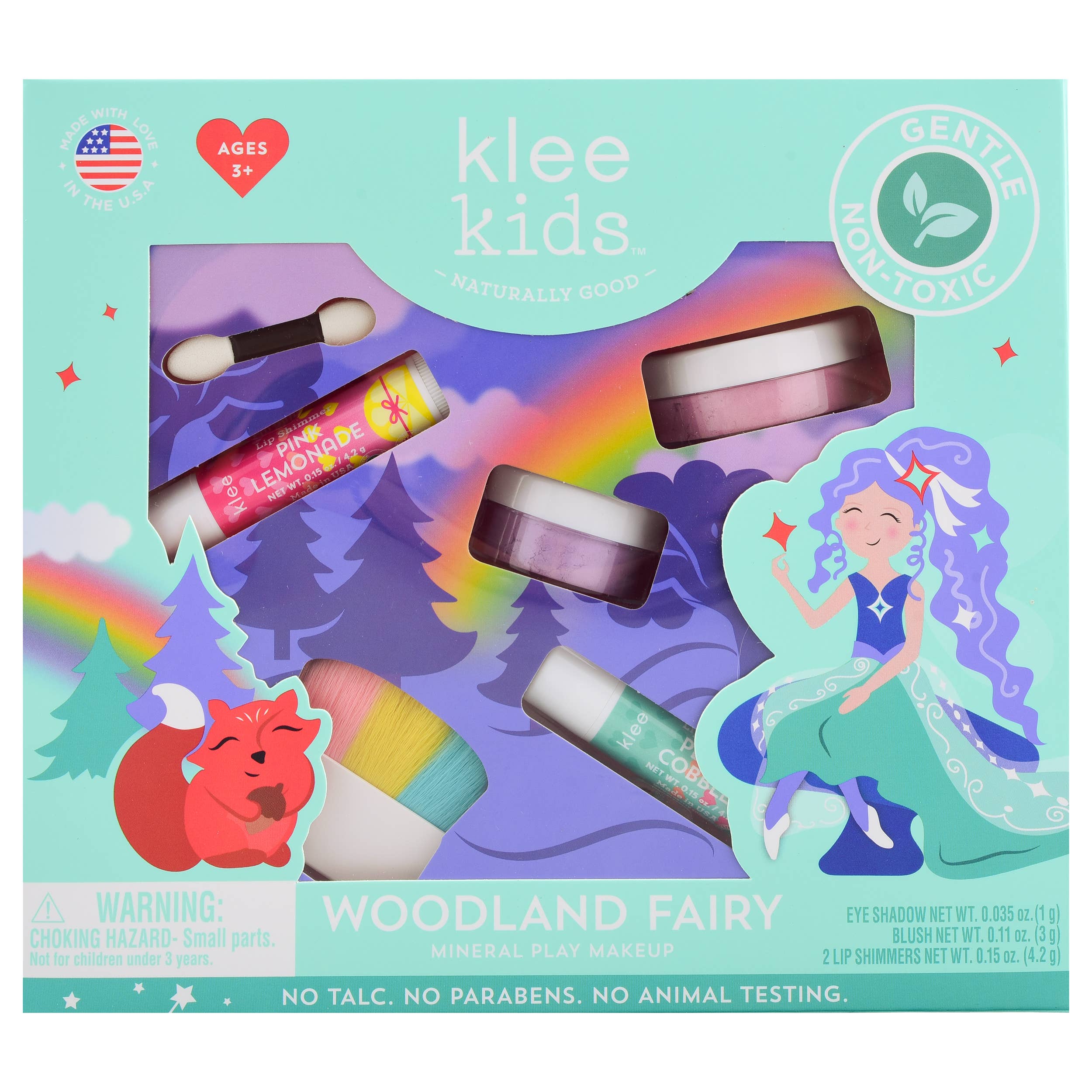 Pom Pom Fairy - Klee Kids Natural Mineral Play Makeup Kit: Pom Pom Fairy