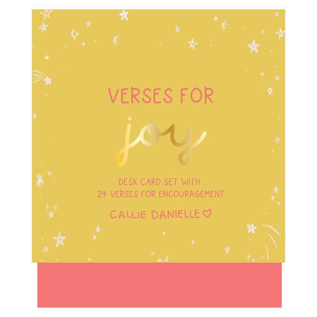 Verse for Joy – Bible Verse Card Set + Display Stand