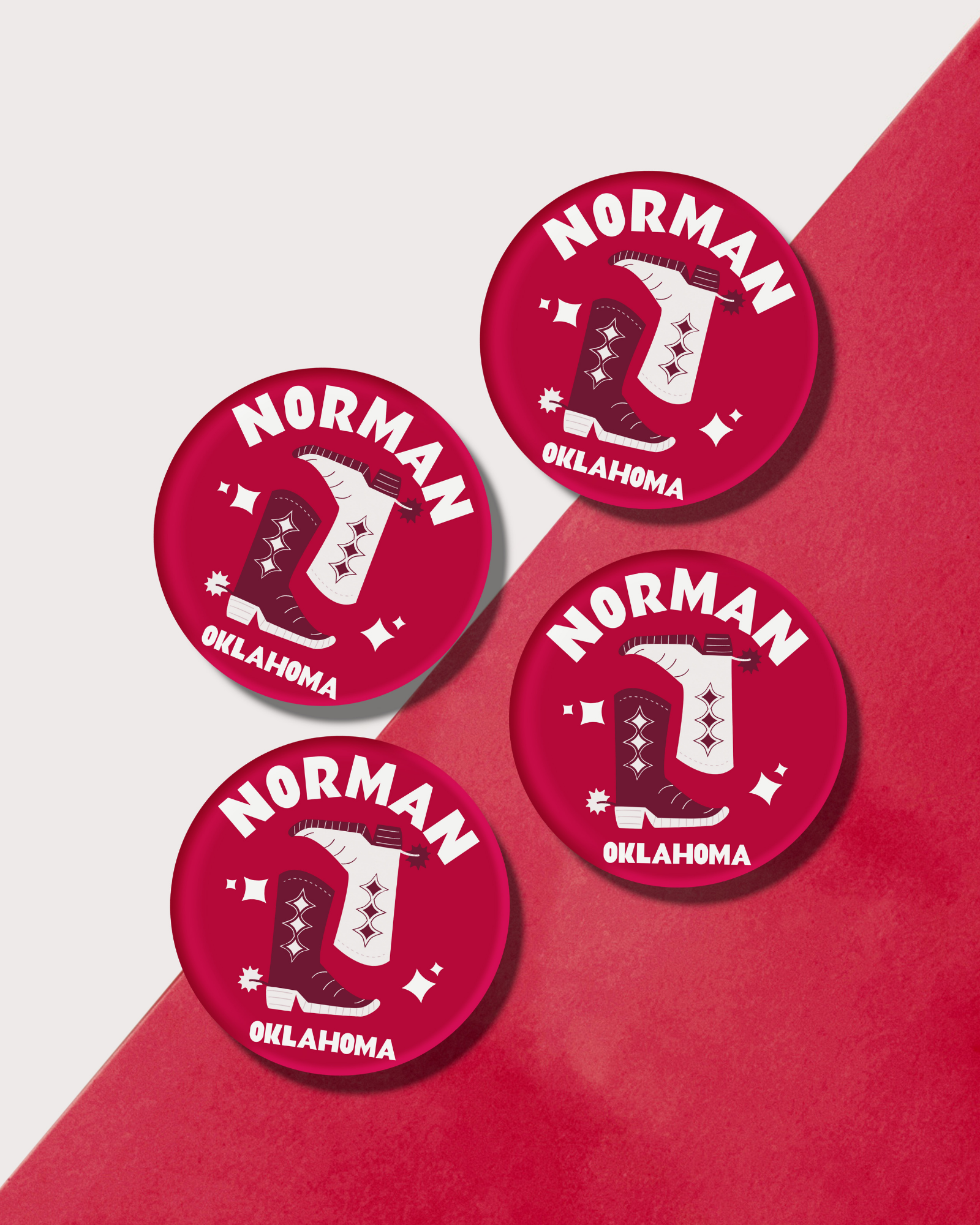 Norman, Oklahoma Acrylic Drink Coaster