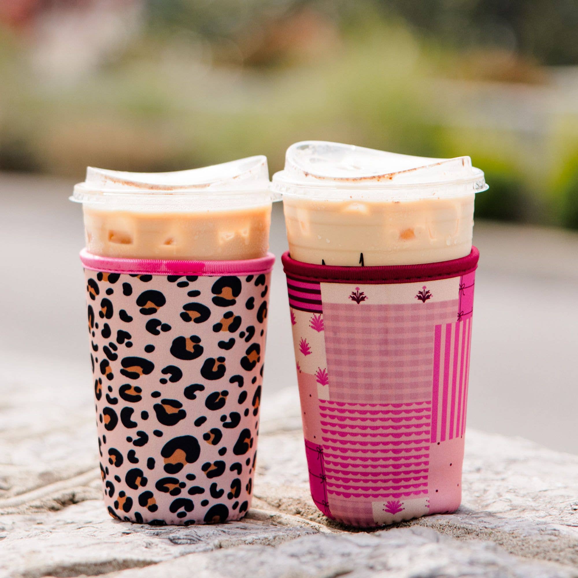 Leopard Print Drink Sleeve | Medium