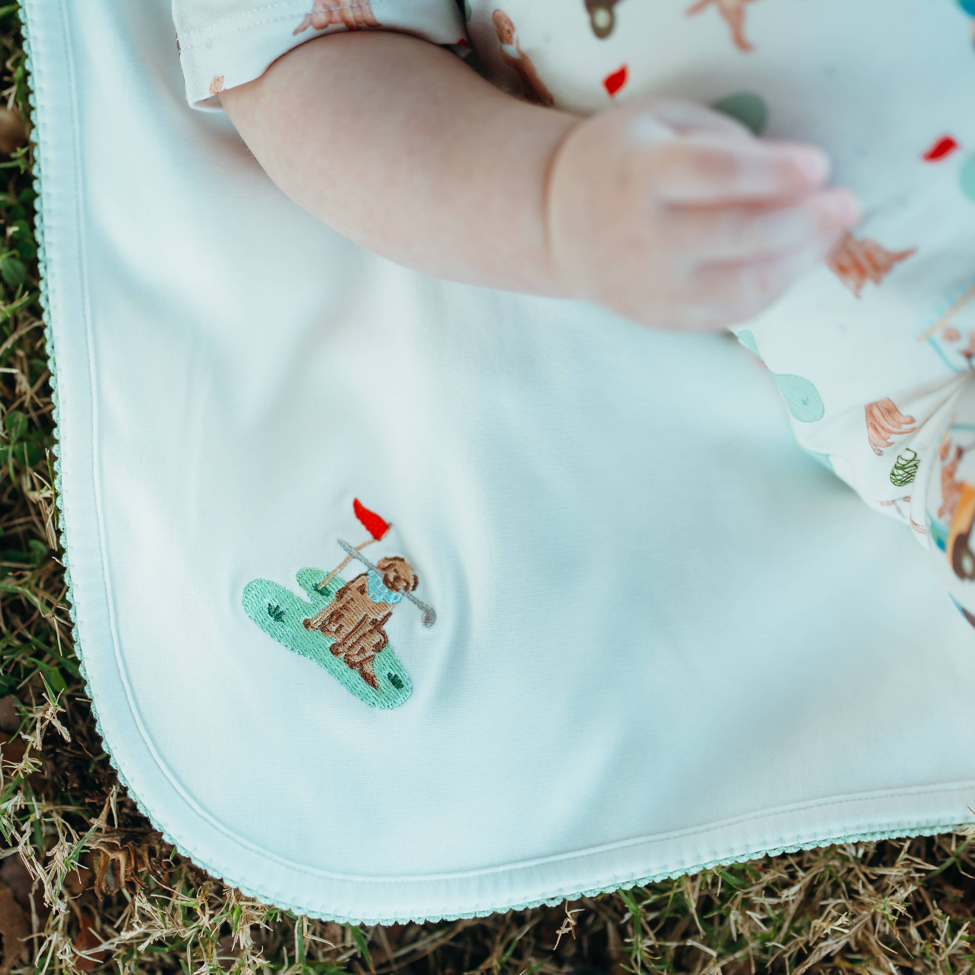 Pip Embroidered Blanket | Barks & Birdies
