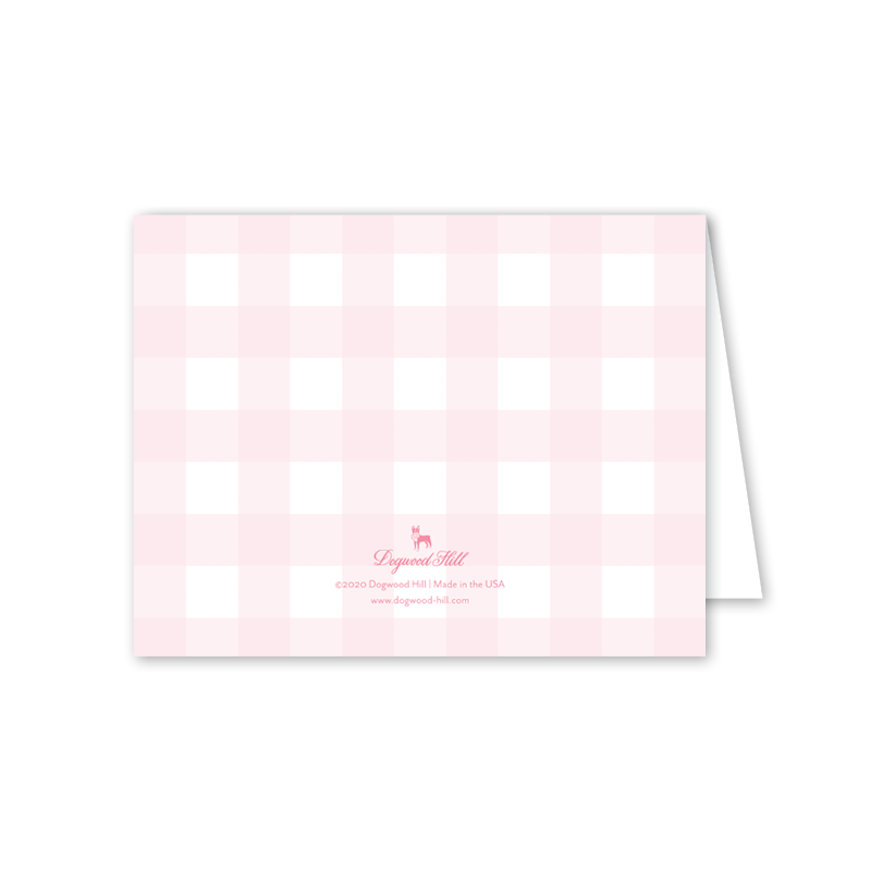 Porcelain Bunnies Pink: Boxed Set of 8 Cards