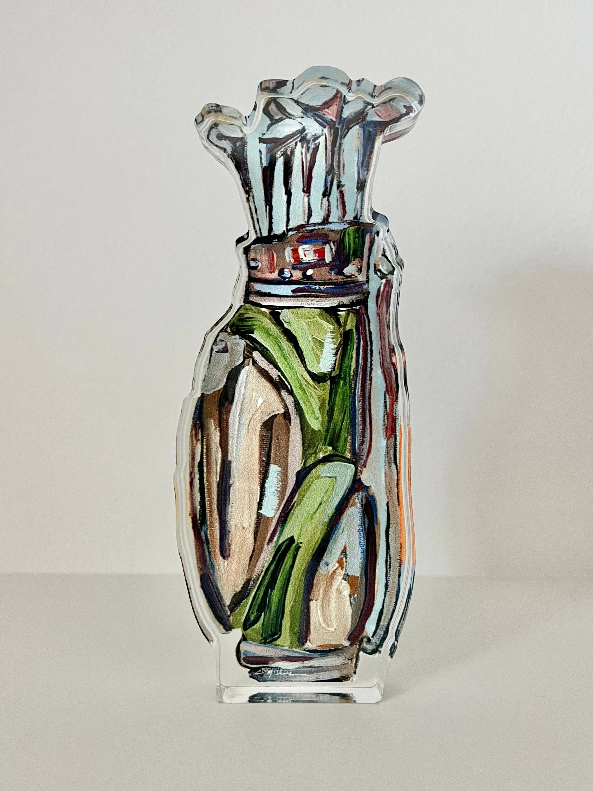Golf Clubs Acrylic Shelfie