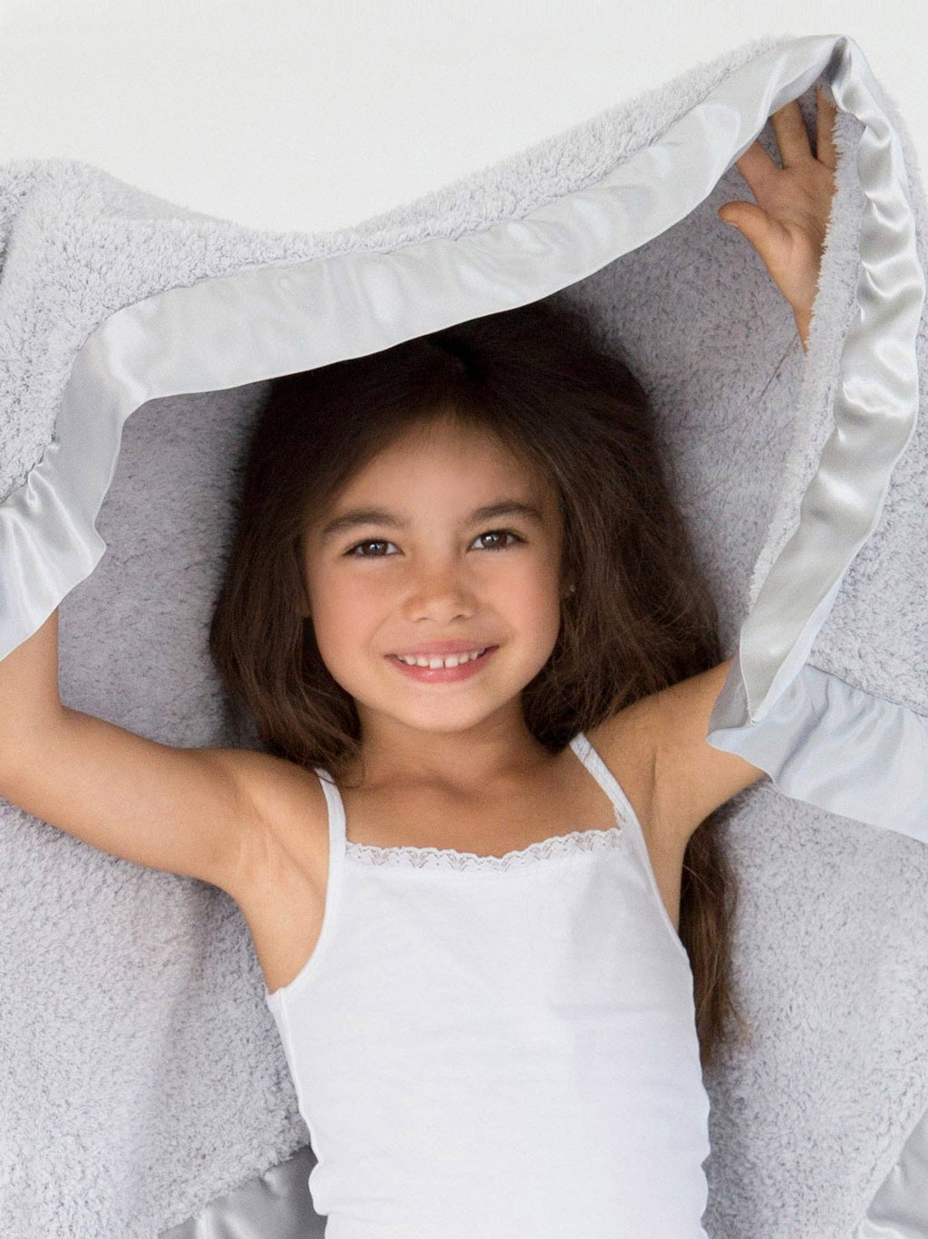 Chenille Baby Blanket: Unboxed / Cornflower