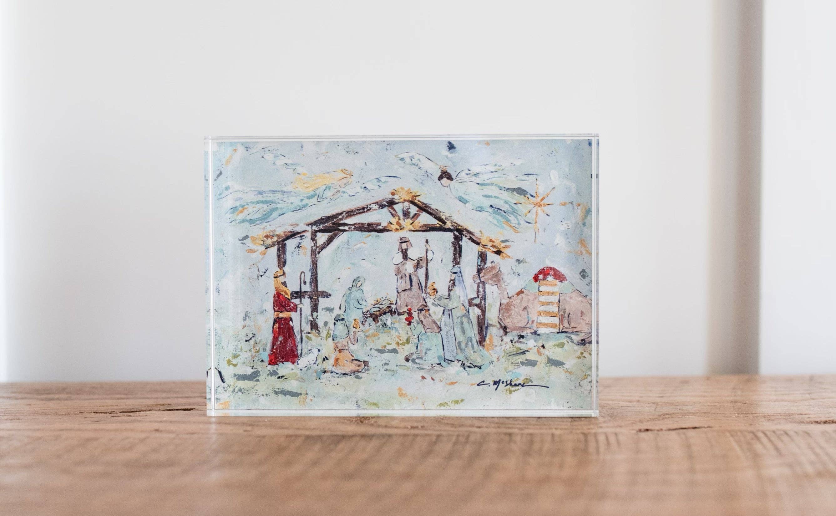 Nativity Acrylic Block