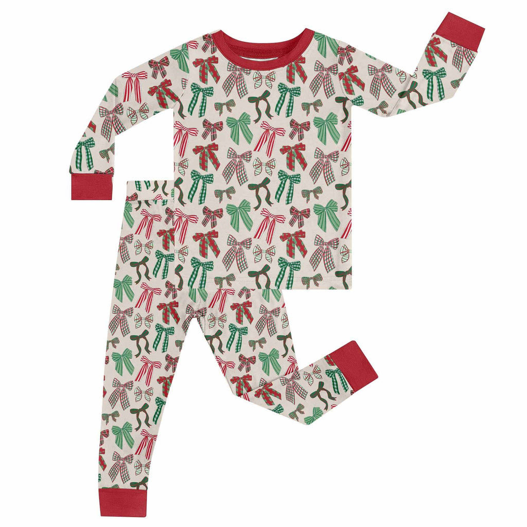 Holiday Bows - 2Pc PJ Set