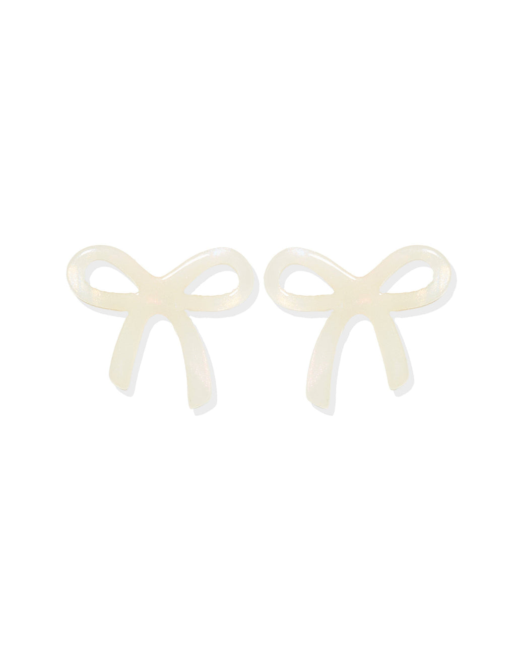 Kylie Bow Iridescent Earring