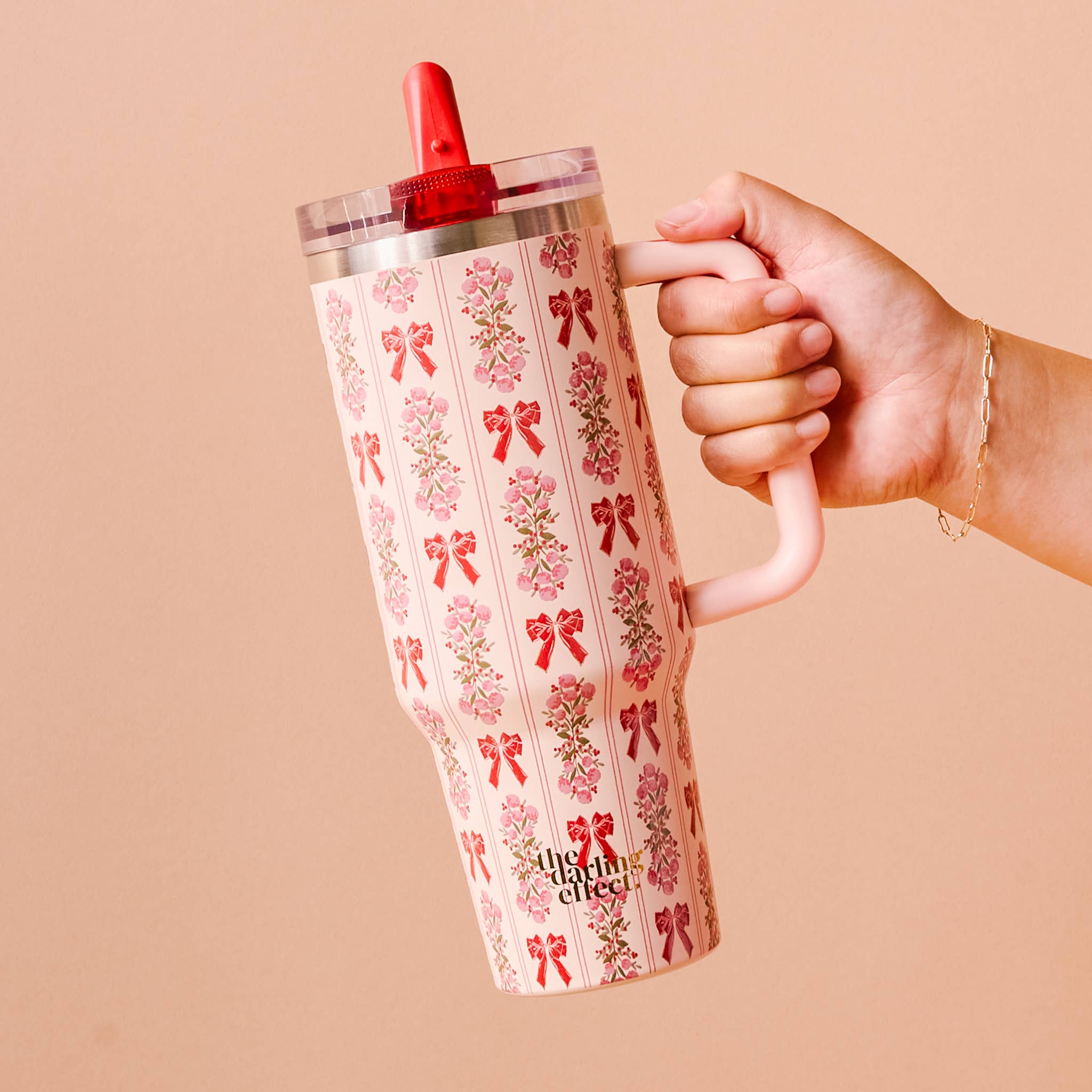 40 oz Lifestyle Flip Straw Tumbler-Oh So Merry