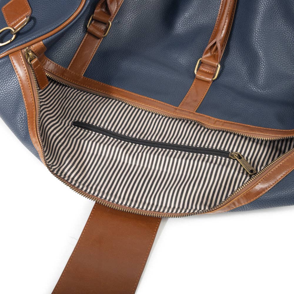 The Oxford Duffel Bag: Chocolate Brown-3317
