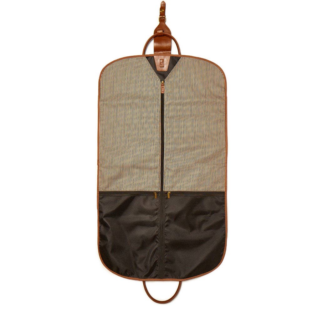 The Oxford Garment Bag: Chocolate Brown-3323