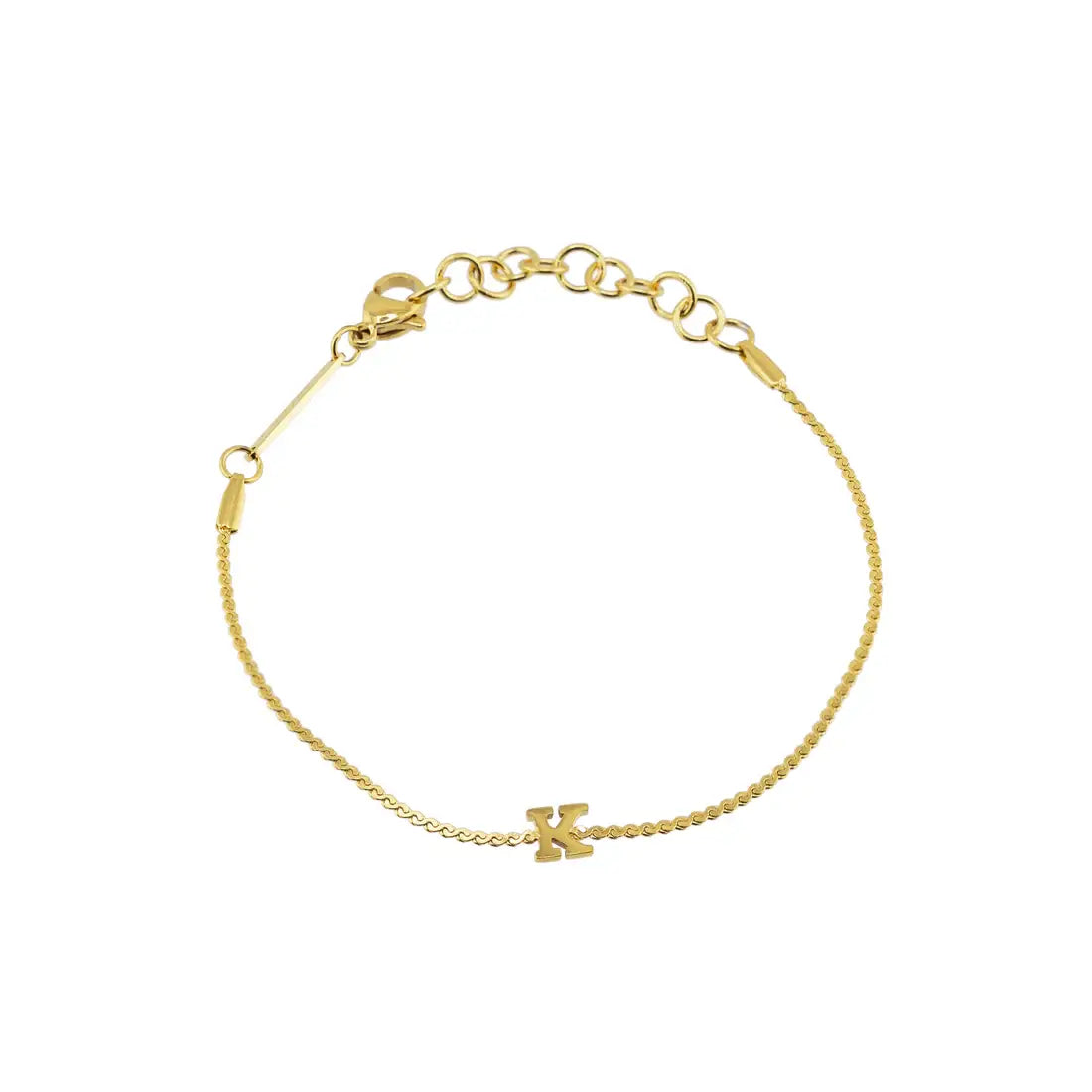 Waterproof Dainty Initial Bracelets