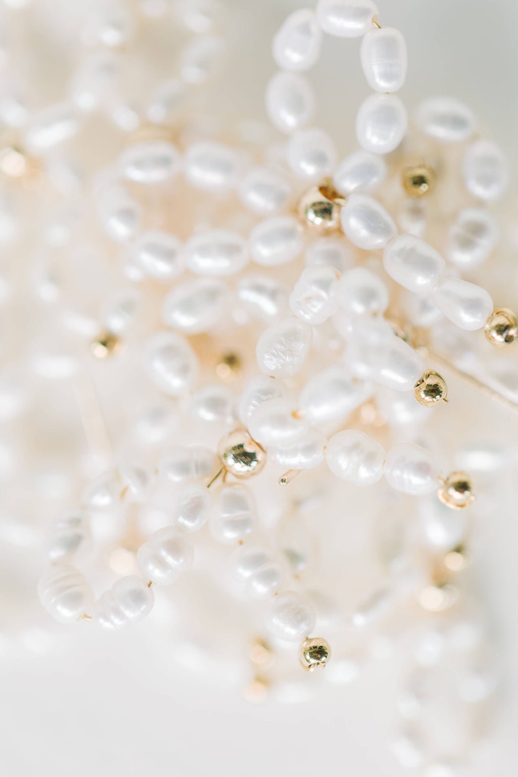 Petite Pearl Bow Stud Holiday Earrings