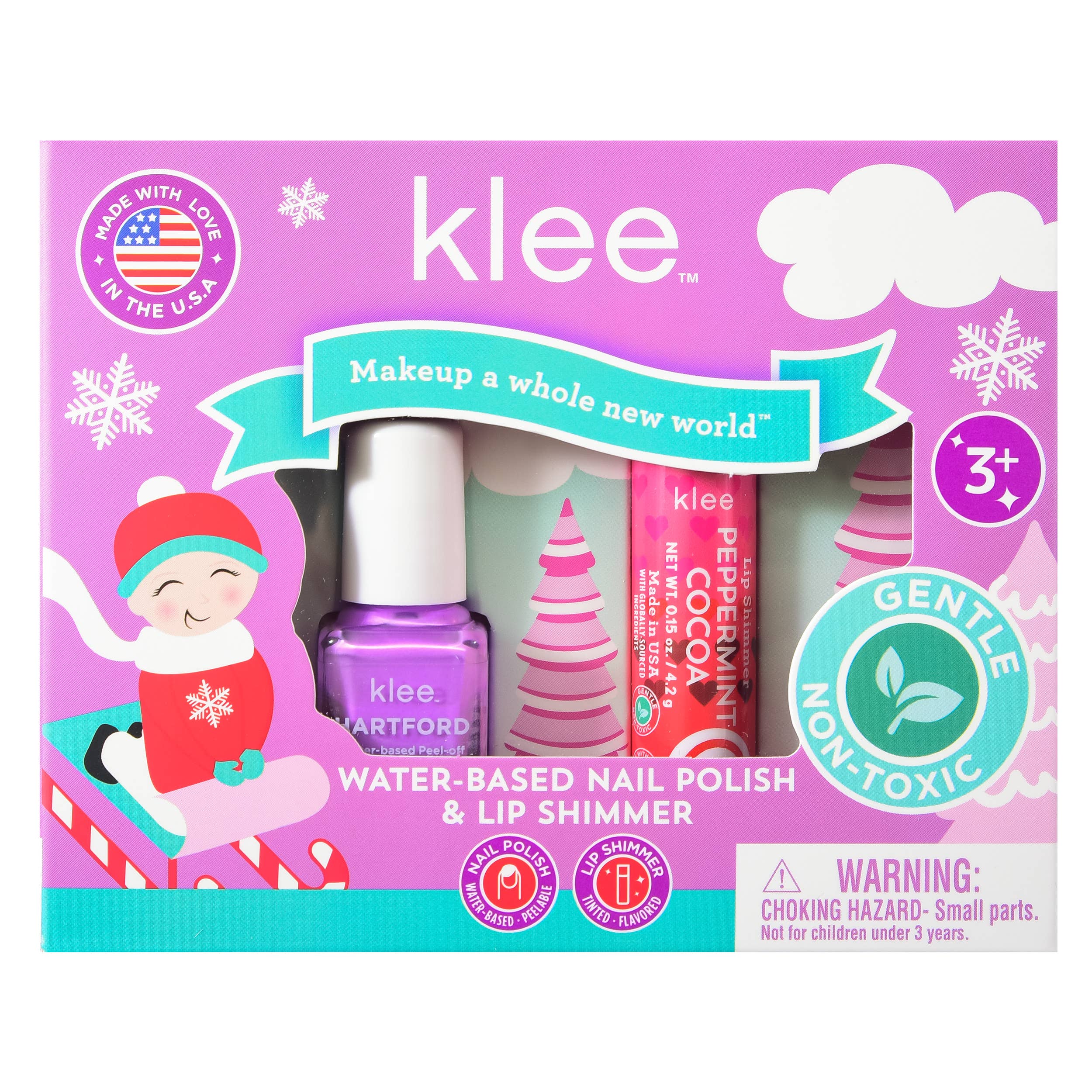 NEW!! Angels' Skates - Water-Based Nail Polish Lip Shimmer: Angels' Skates