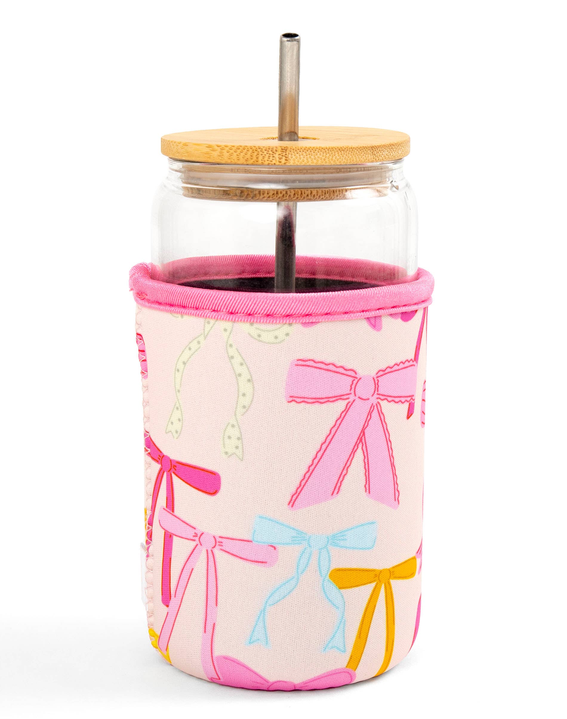 Coquette Bows Drink Sleeve | Medium