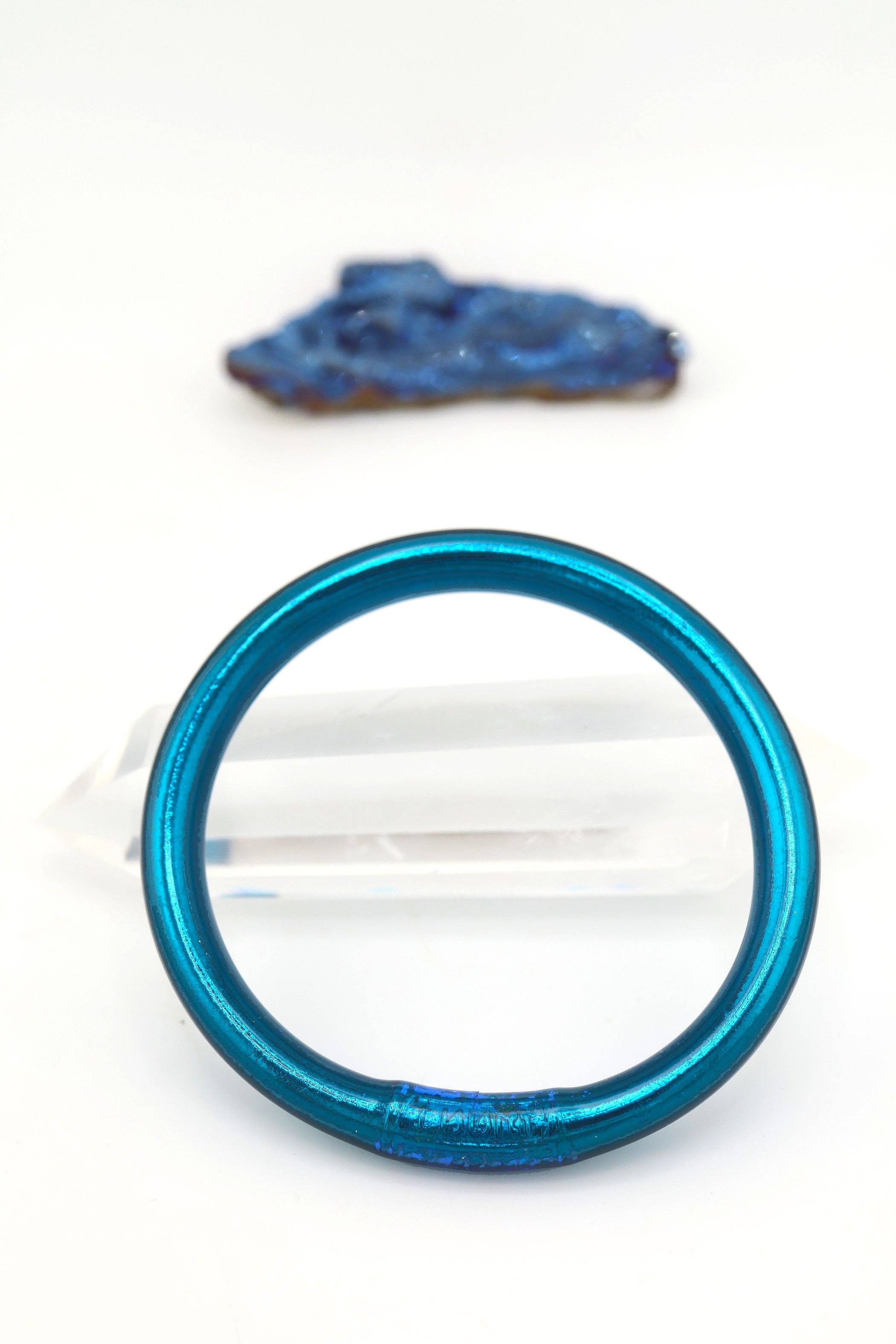 Luxe Thai Buddhist Temple Bangle / Red Poppy