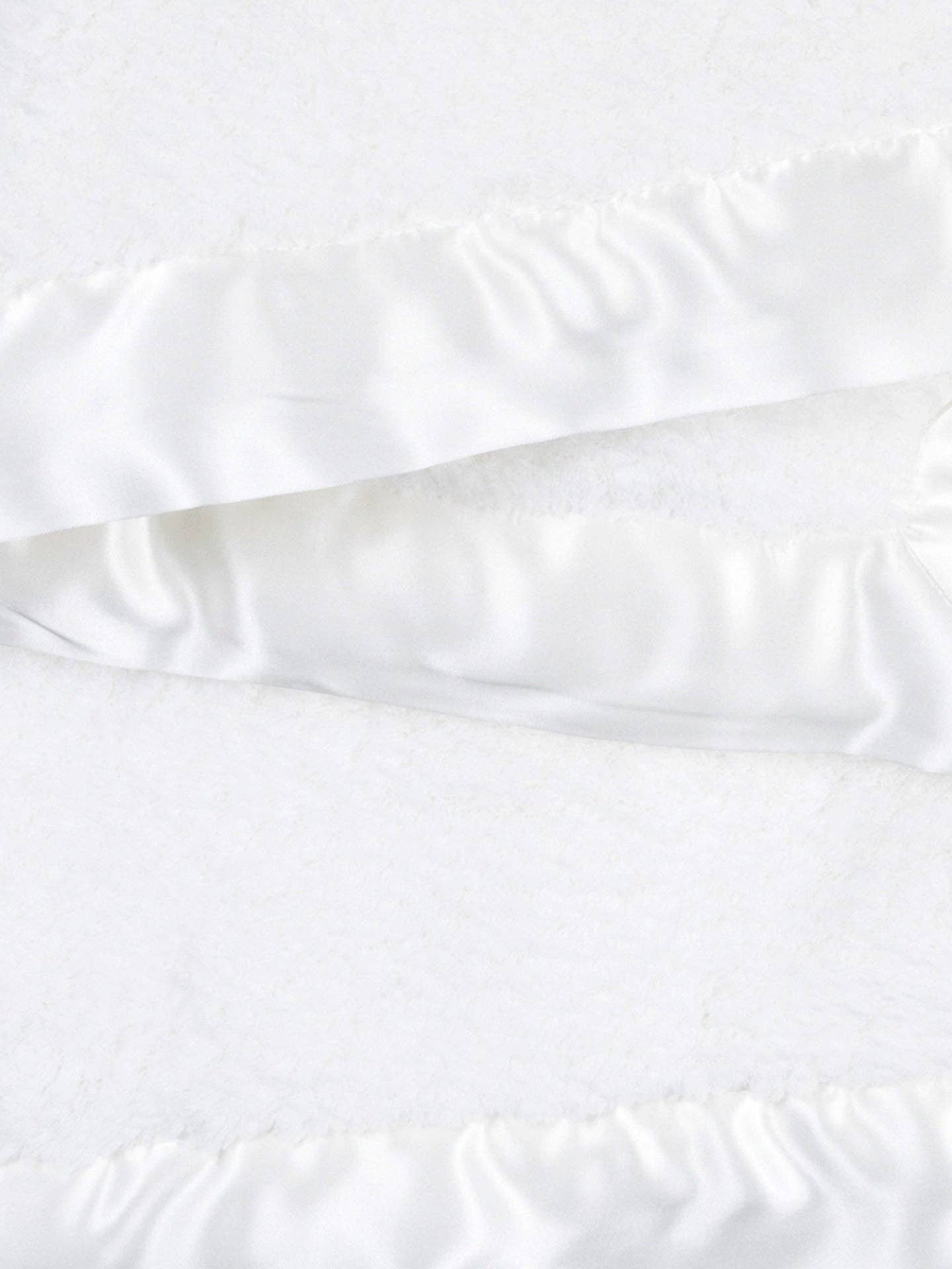 Chenille Baby Blanket: Unboxed / Cornflower