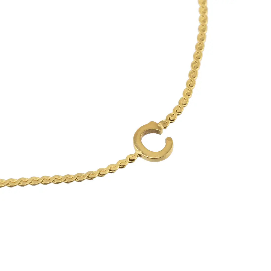Waterproof Dainty Initial Bracelets