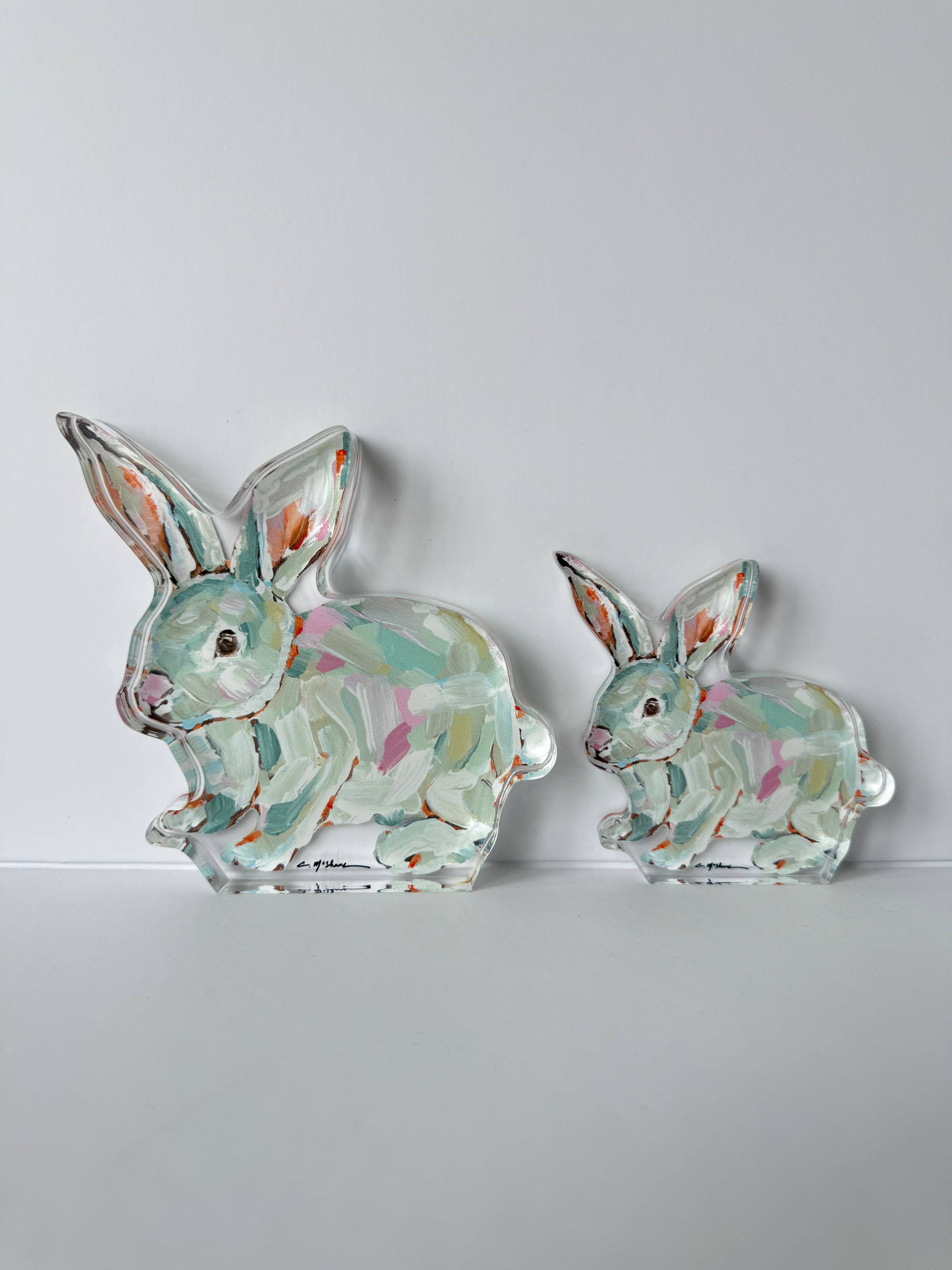 Bunny Hunny Acrylic Shelfie
