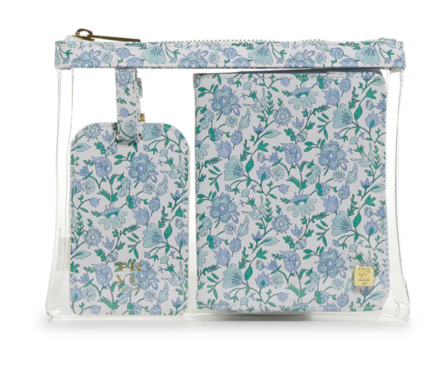 Luxe Hamptons Saffiano 3- Piece TRVL Set